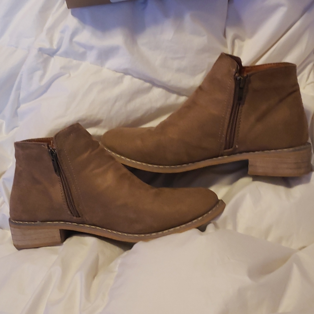 Sand Colored Seven7 Booties